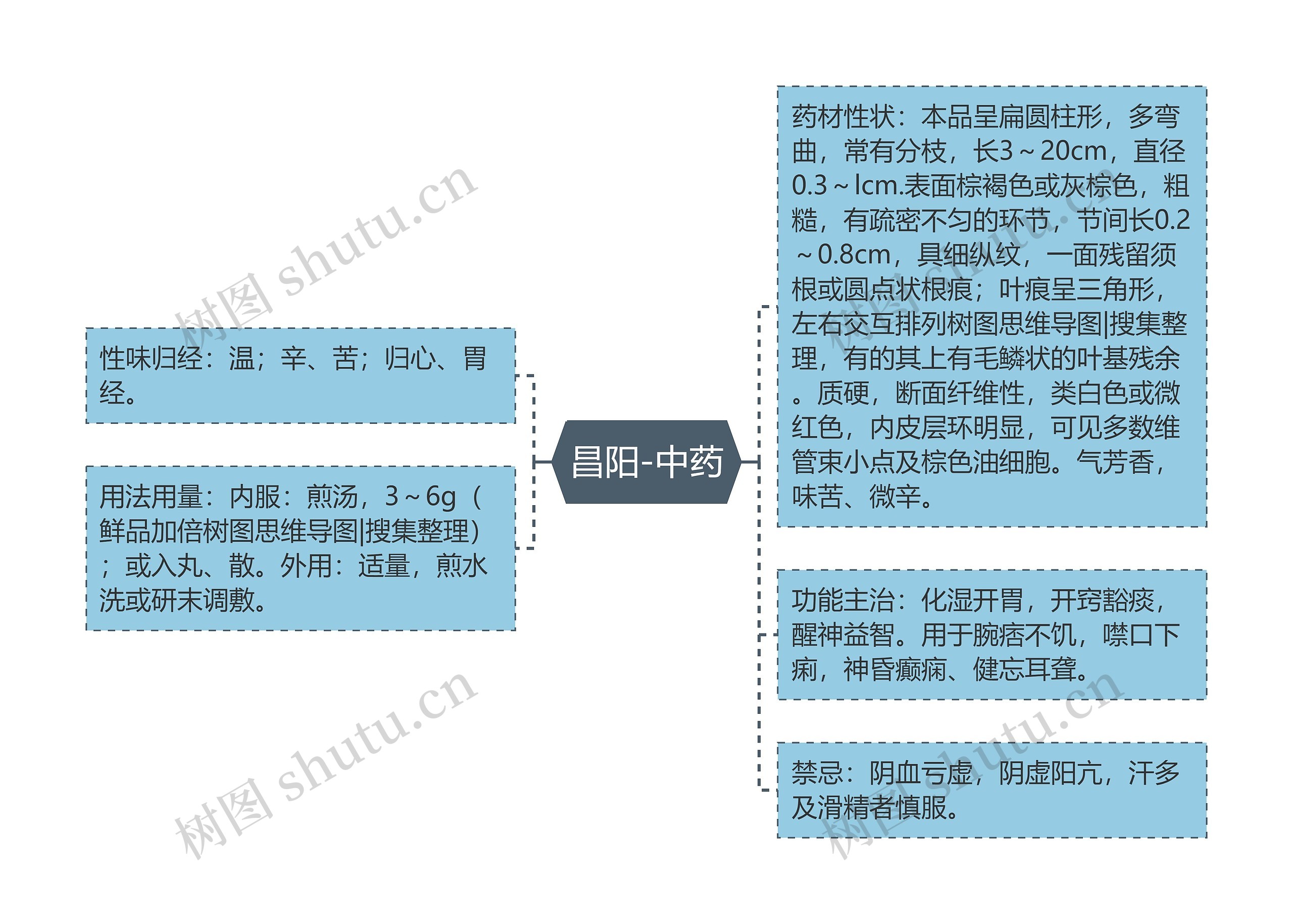 昌阳-中药思维导图