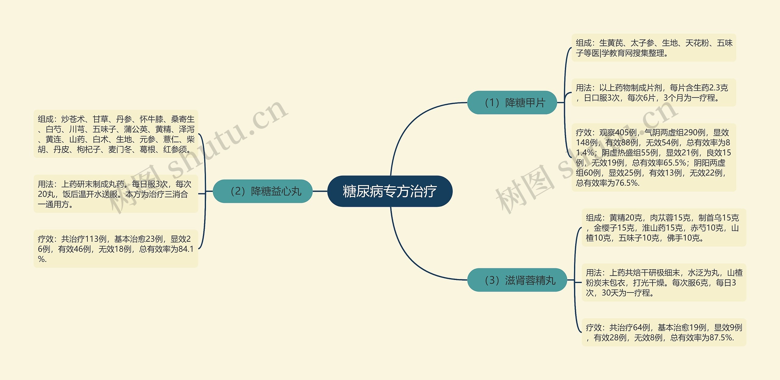 糖尿病专方治疗