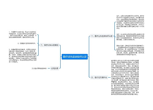 医疗过失应该如何认定