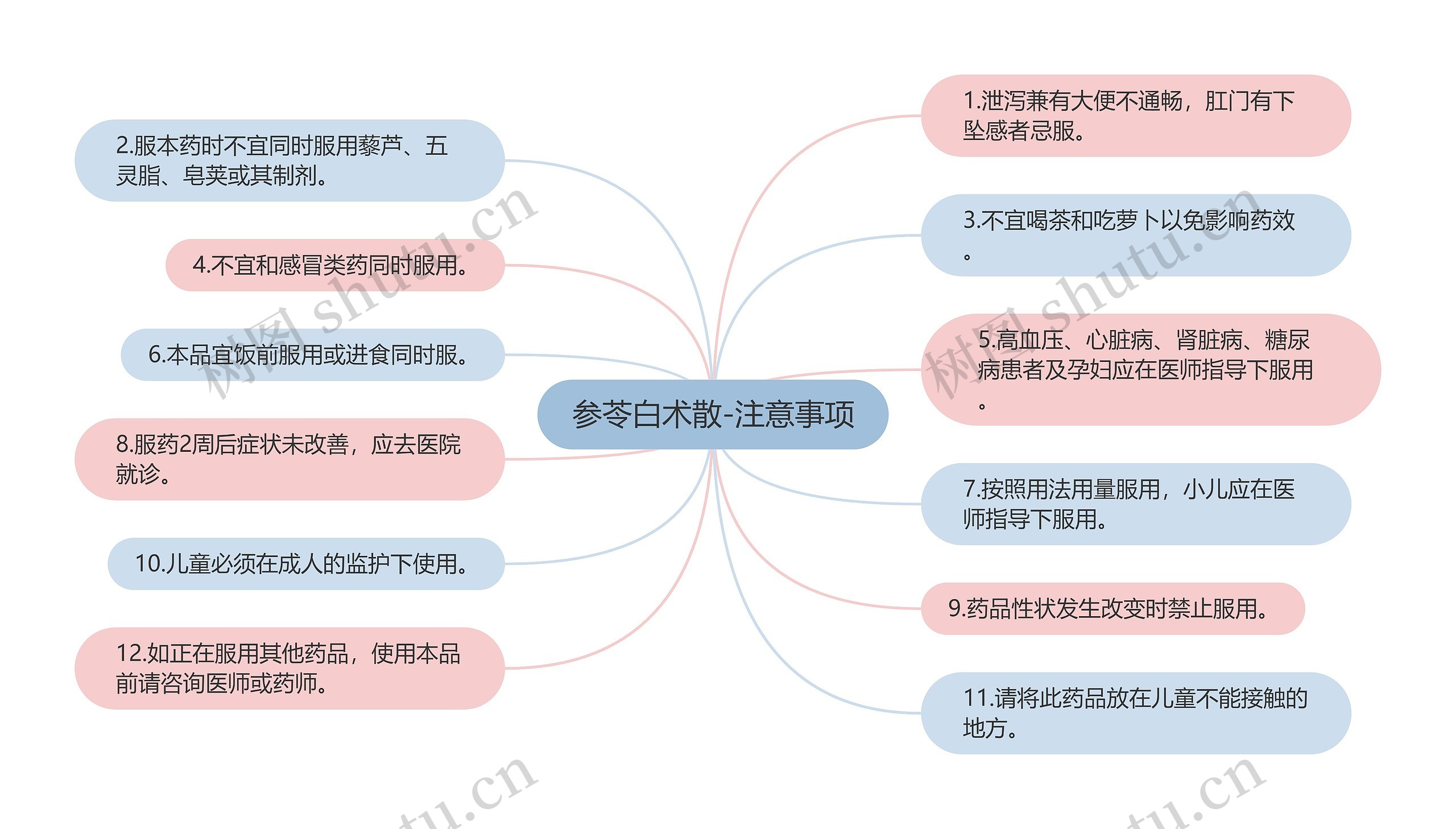 参苓白术散-注意事项