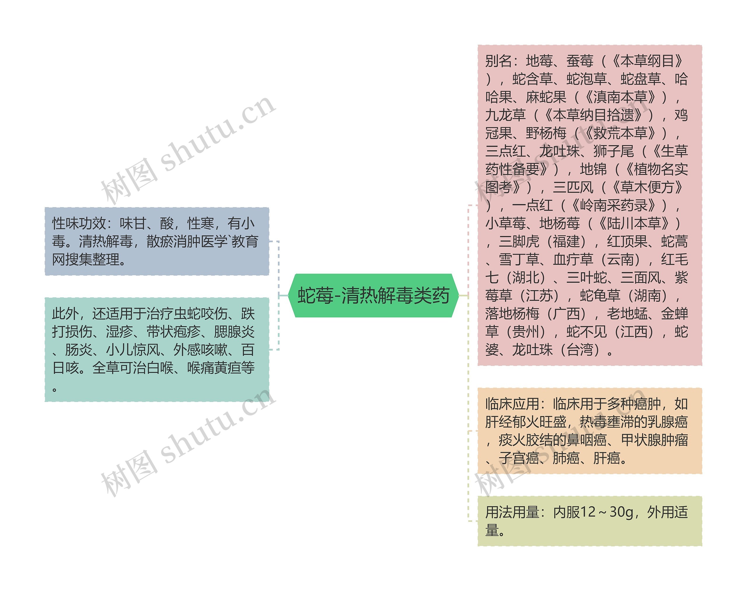 蛇莓-清热解毒类药 蛇莓-清热解毒类药