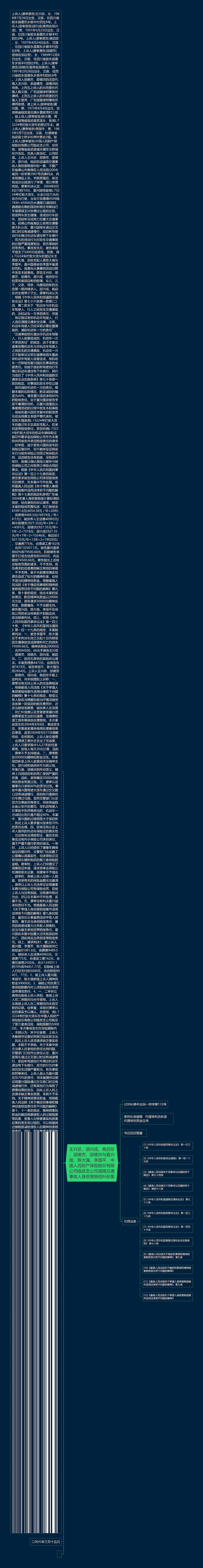 王兴珍、邵兴成、杨启珍、邵德芳、邵德洪与夏兴国、陈大强、李国平、中国人民财产保险股份有限公司临武支公司道路交通事故人身损害赔偿纠纷案思维导图