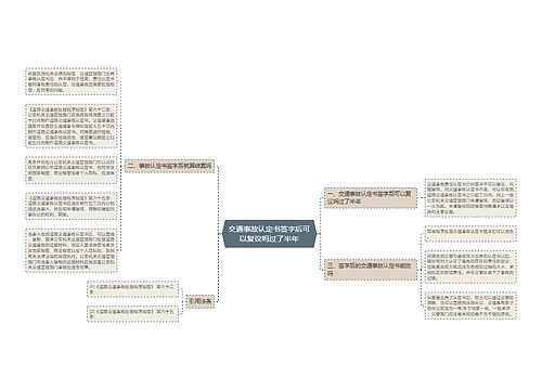 交通事故认定书签字后可以复议吗过了半年