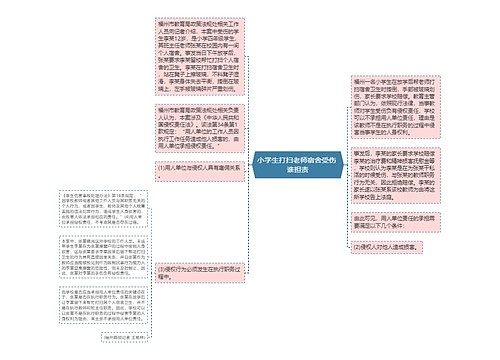 小学生打扫老师宿舍受伤 谁担责