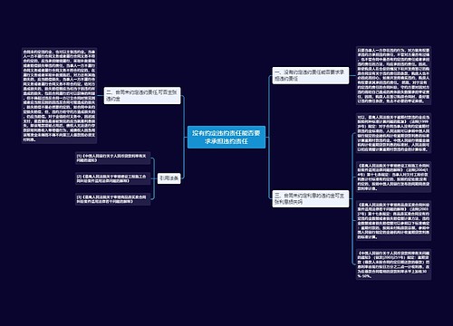 没有约定违约责任能否要求承担违约责任