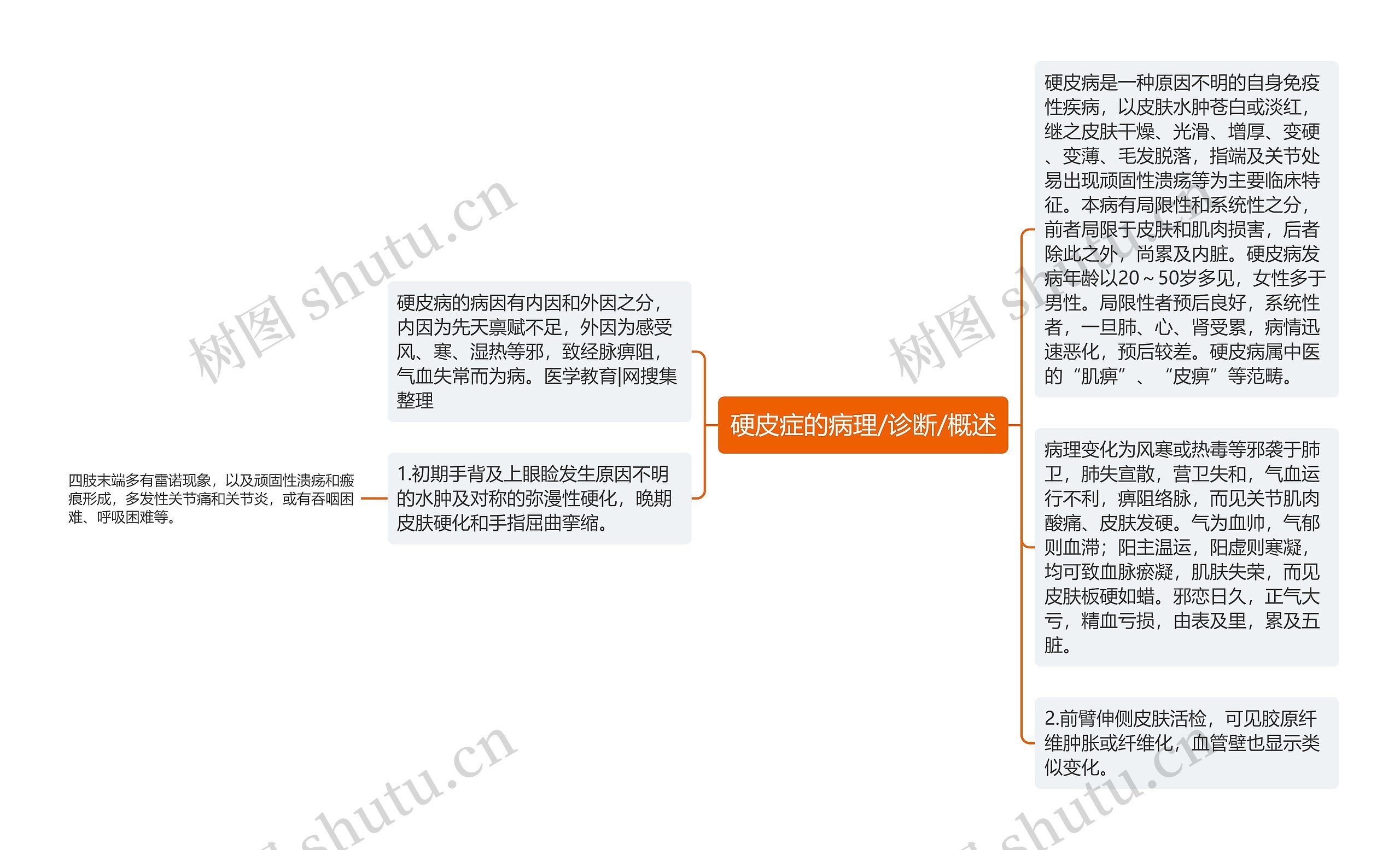 硬皮症的病理/诊断/概述 硬皮症的病理/诊断/概述