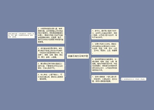 苗寨石清方日常护理