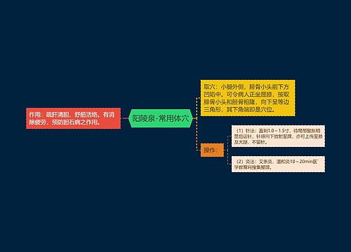 阳陵泉-常用体穴