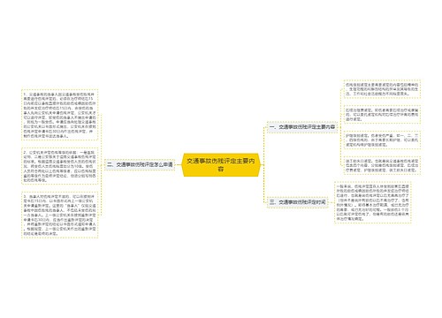 交通事故伤残评定主要内容