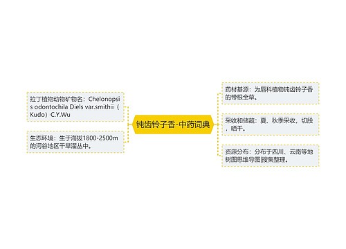 钝齿铃子香-中药词典