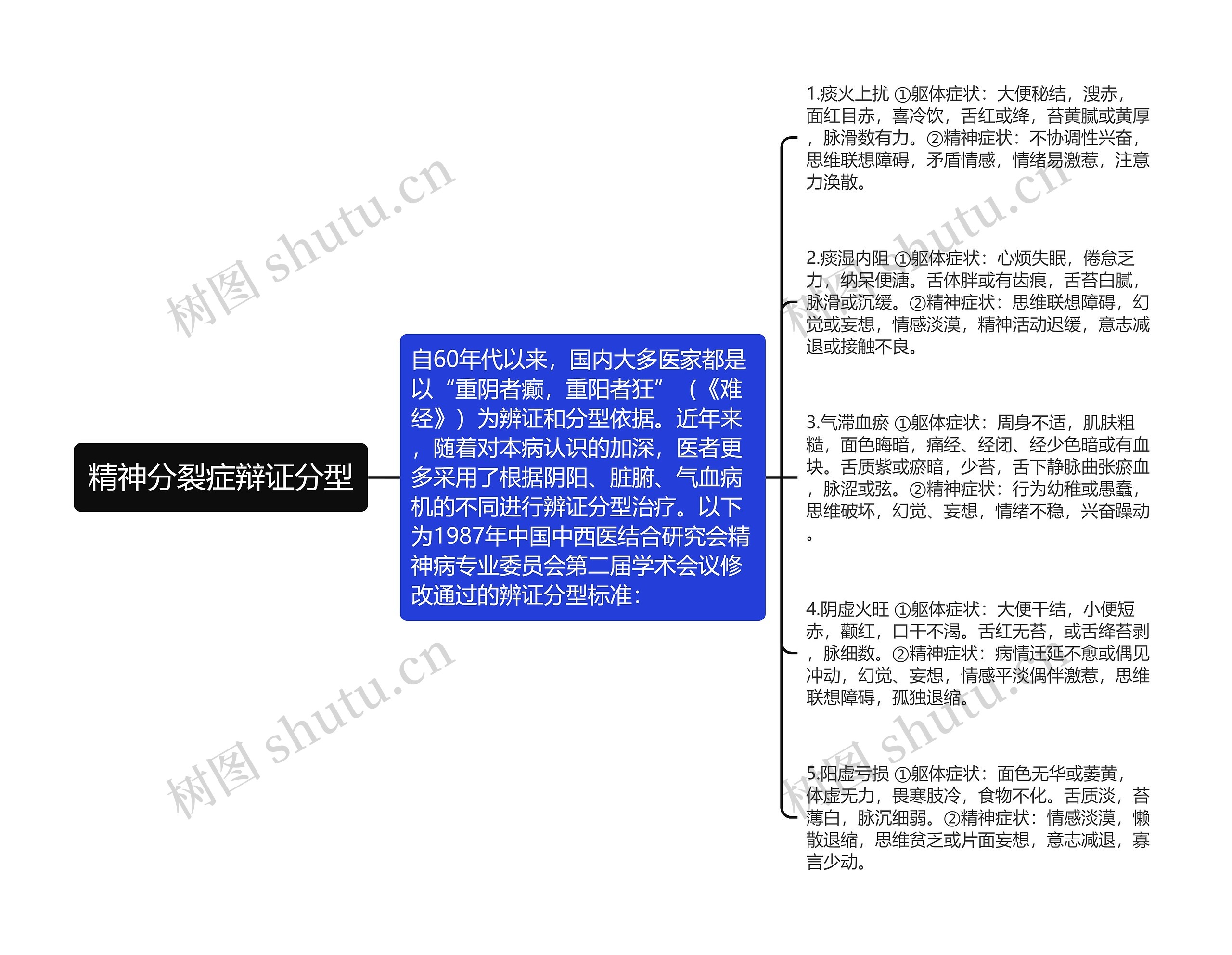 精神分裂症辩证分型