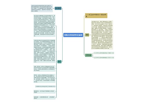 保险合同条款争议案例