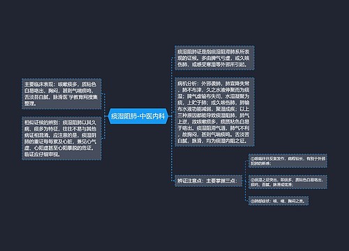 痰湿阻肺-中医内科