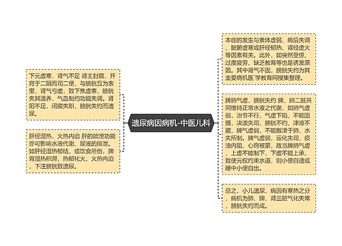 遗尿病因病机-中医儿科