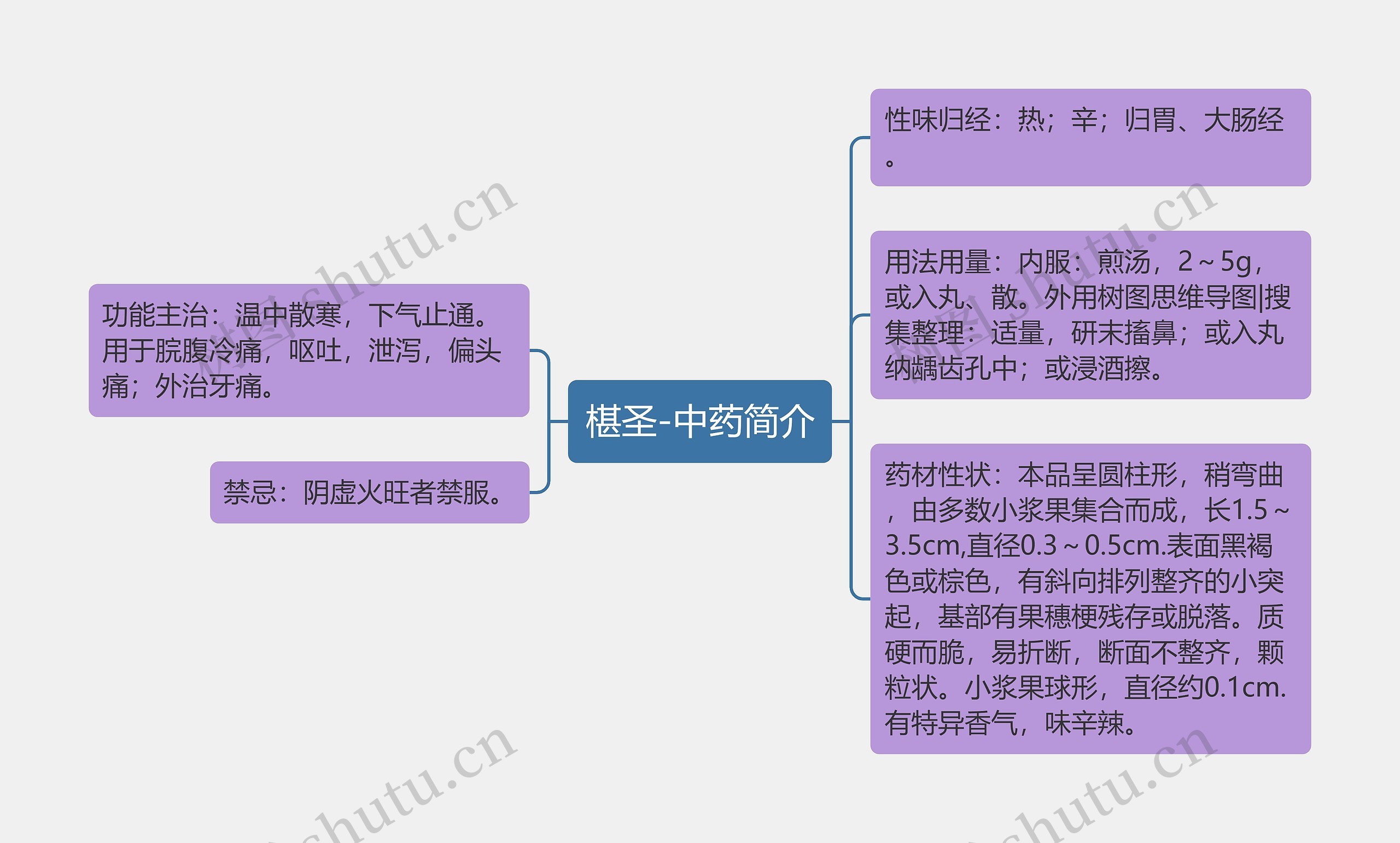 椹圣-中药简介思维导图