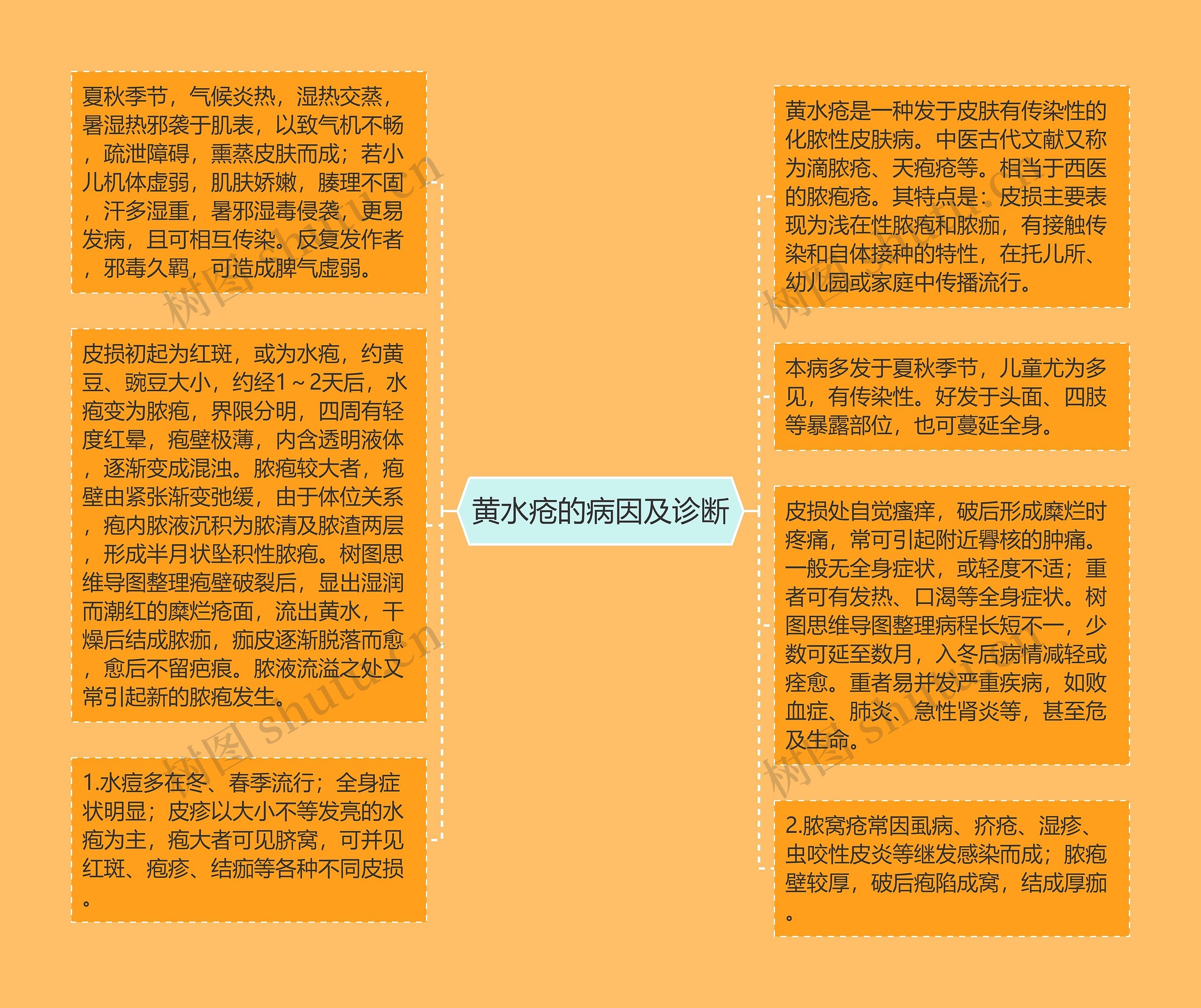 黄水疮的病因及诊断