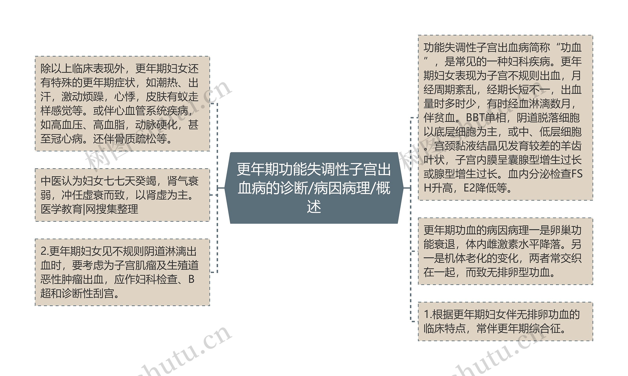 更年期功能失调性子宫出血病的诊断/病因病理/概述