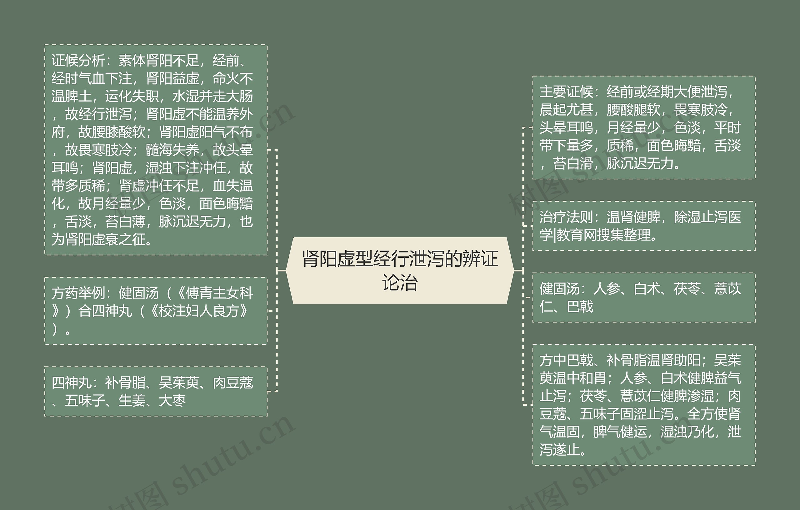 肾阳虚型经行泄泻的辨证论治