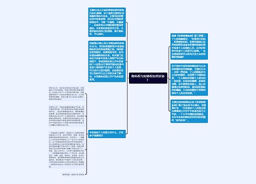 隐私权与知情权如何妥协？