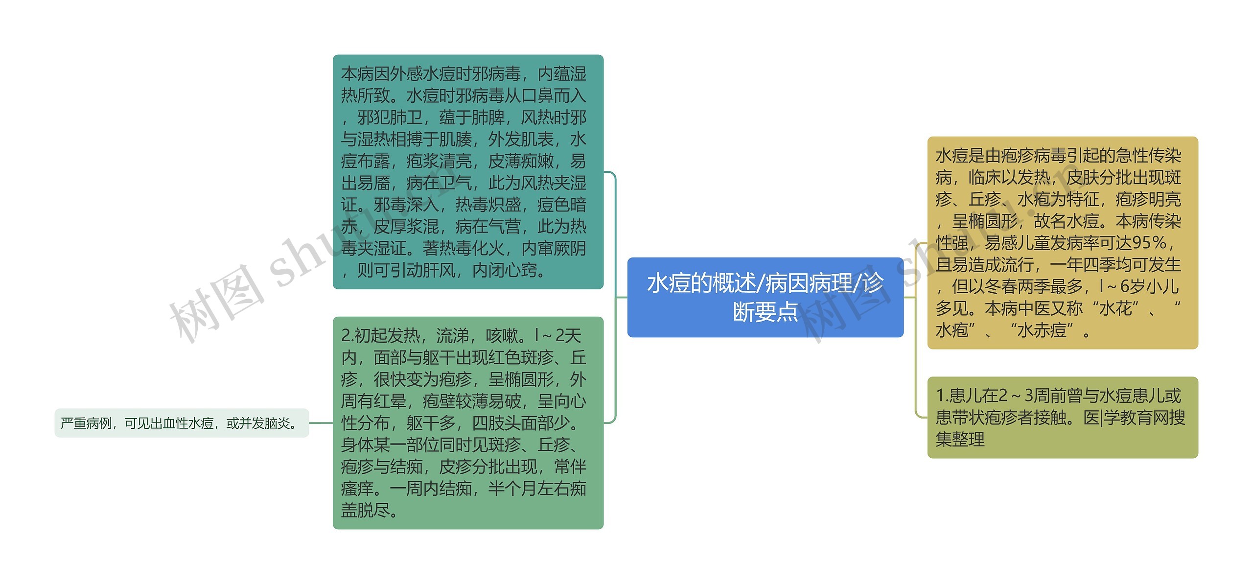 水痘的概述/病因病理/诊断要点