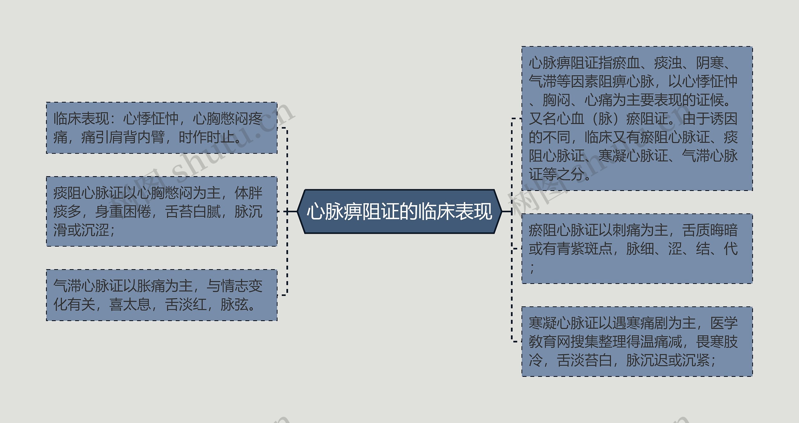 心脉痹阻证的临床表现