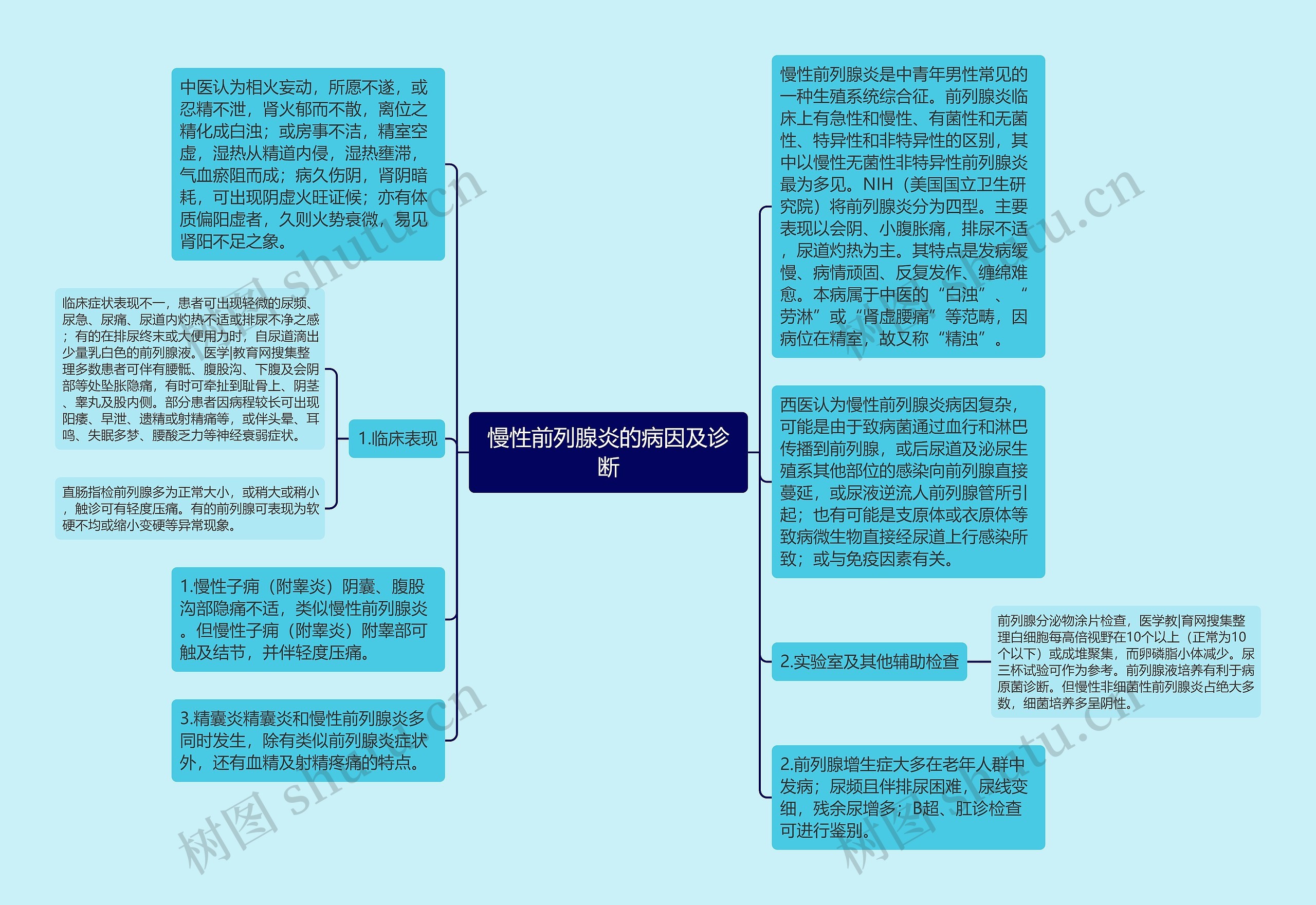 慢性前列腺炎的病因及诊断