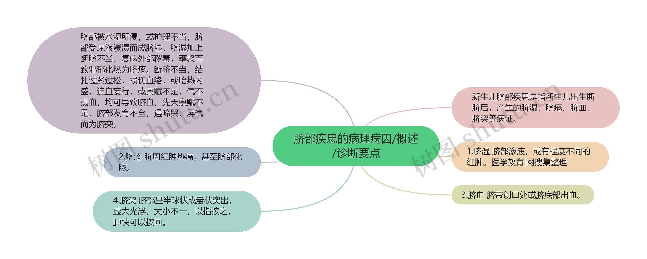 脐部疾患的病理病因/概述/诊断要点