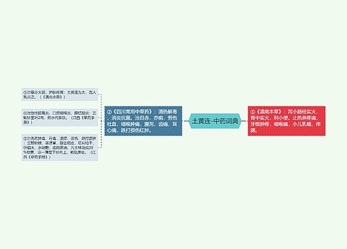 土黄连-中药词典