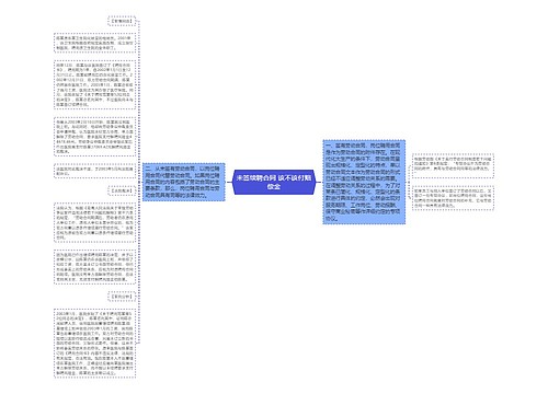 未签续聘合同 该不该付赔偿金