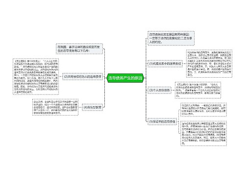 连带债务产生的原因