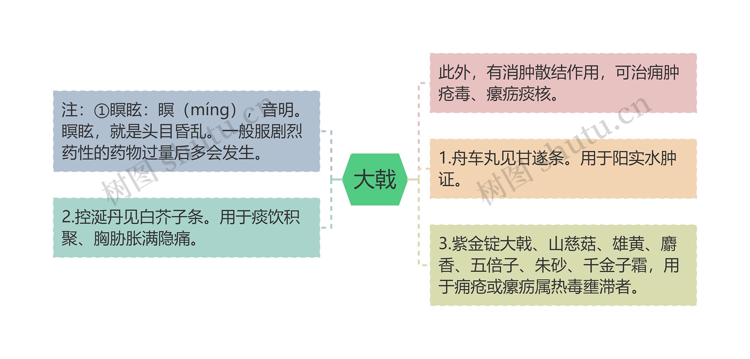 大戟思维导图