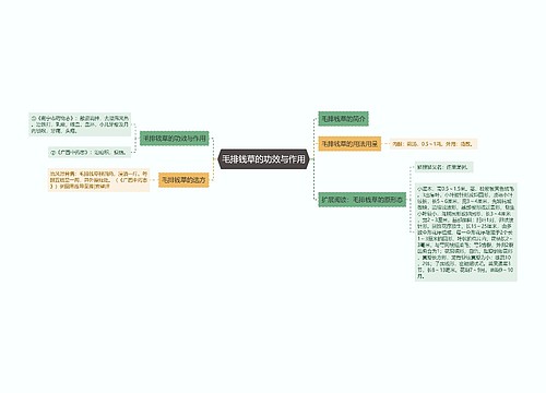 毛排钱草的功效与作用