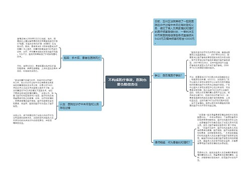 不构成医疗事故，医院也要负赔偿责任