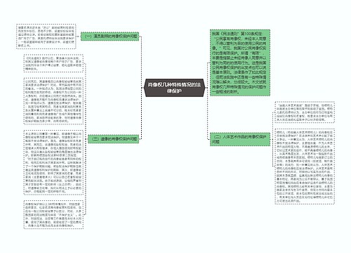 肖像权几种特殊情况的法律保护