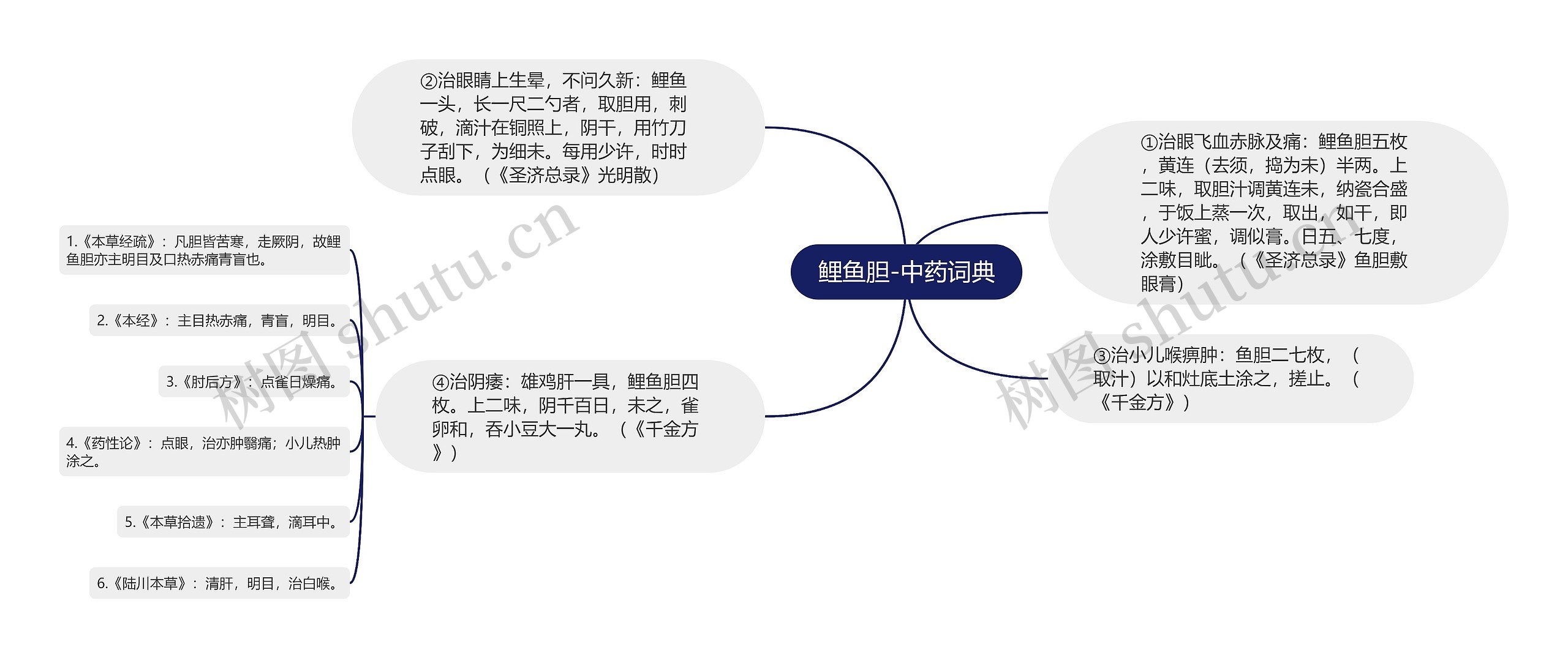 鲤鱼胆-中药词典 鲤鱼胆-中药词典