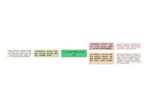 小儿毛细支气管炎的辨证分型