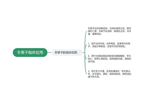 冬葵子临床应用