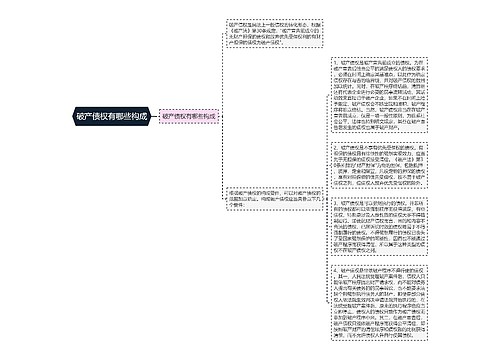 破产债权有哪些构成