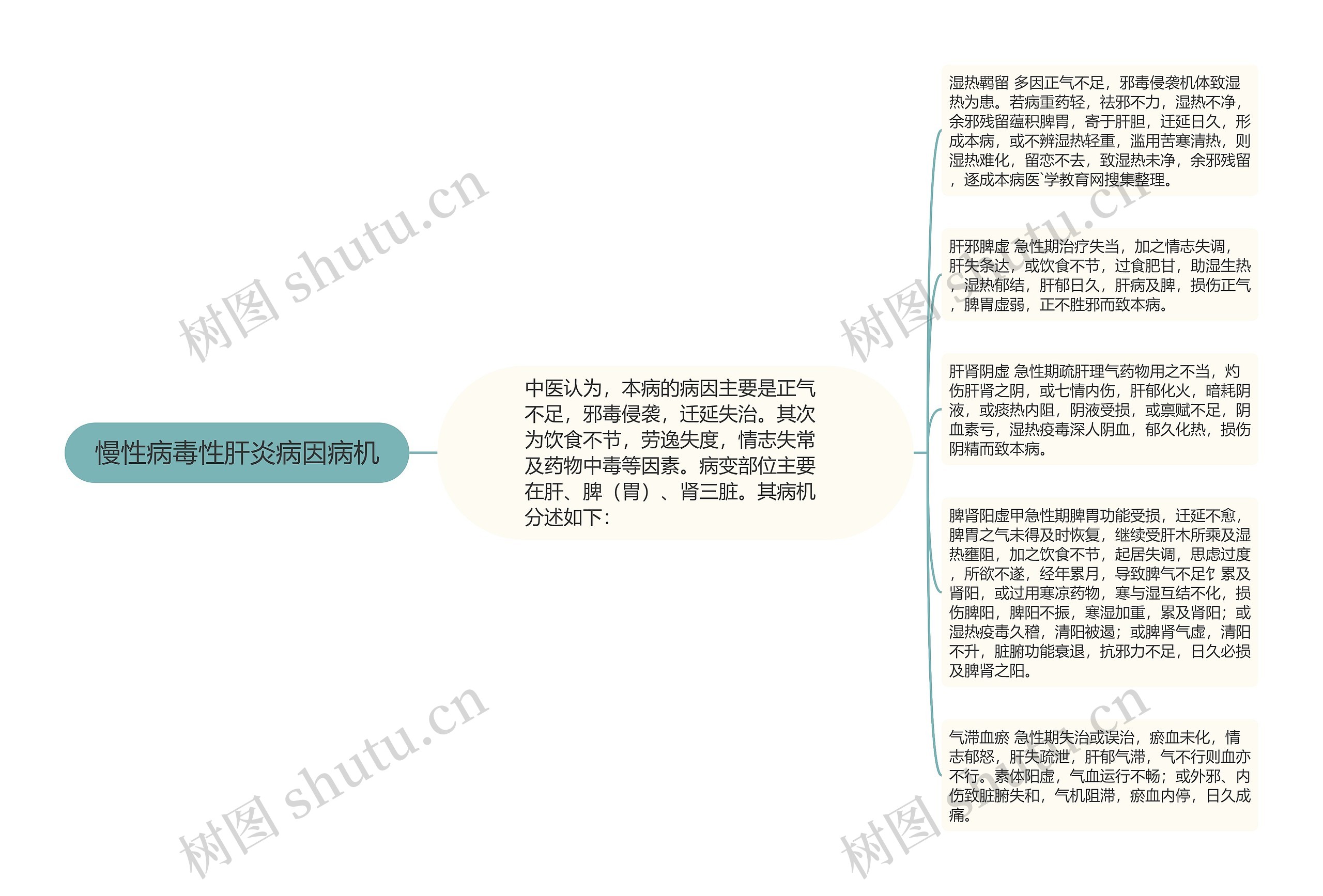 慢性病毒性肝炎病因病机