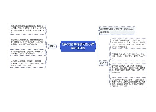 冠状动脉粥样硬化性心脏病辩证分型