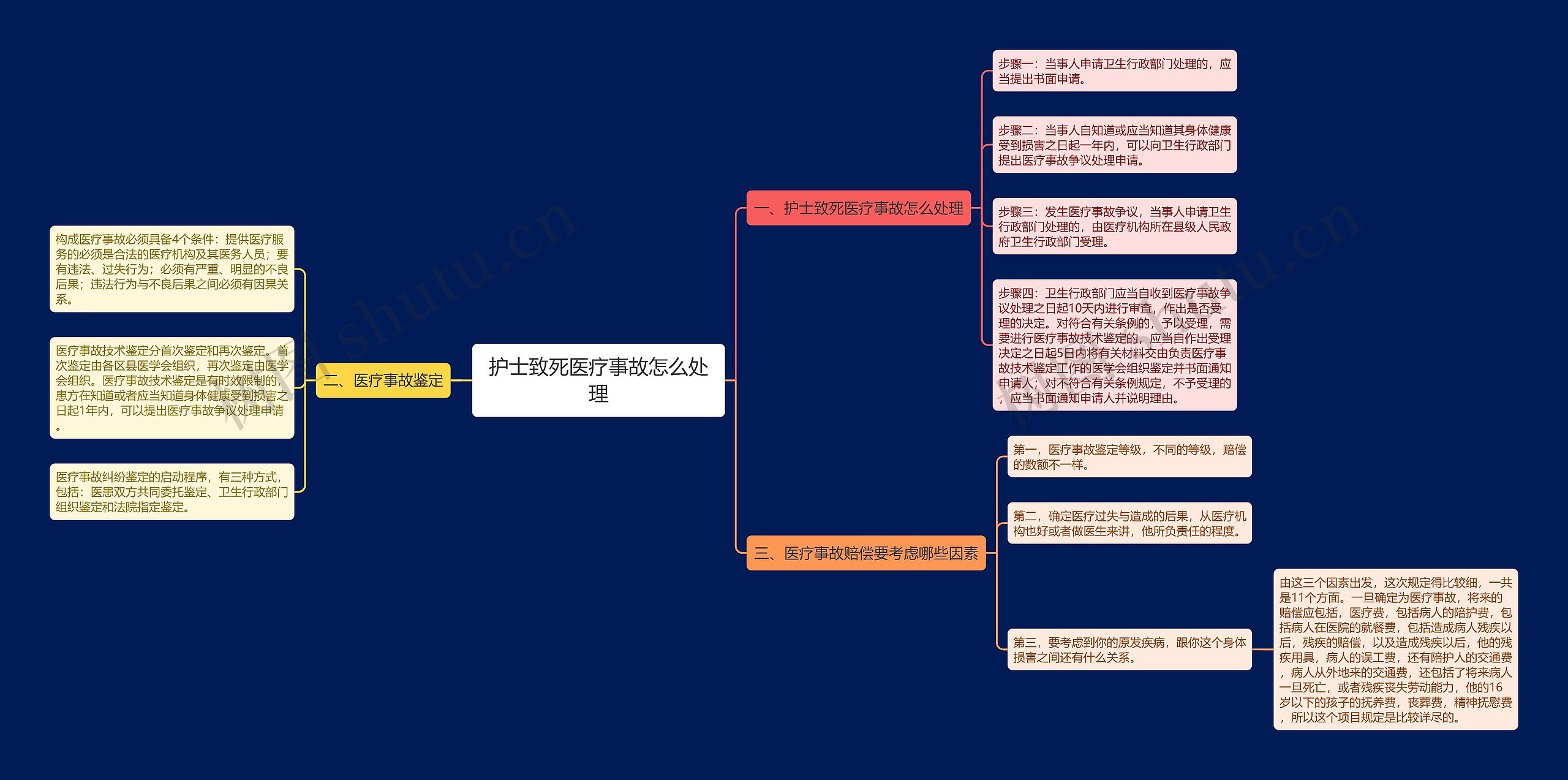 护士致死医疗事故怎么处理