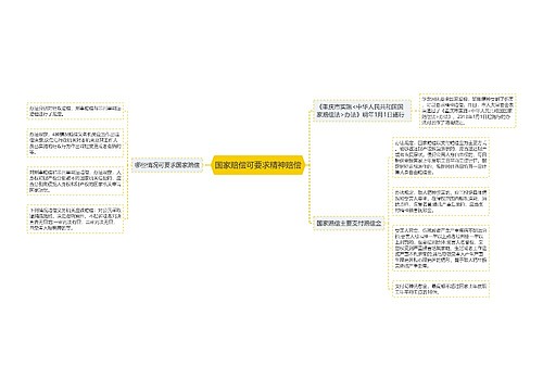 国家赔偿可要求精神赔偿