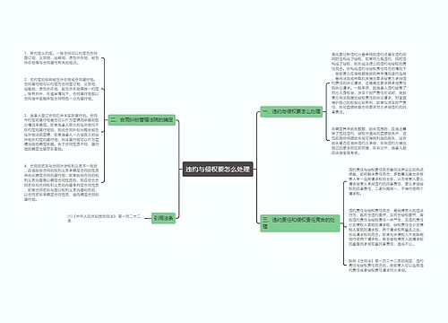 违约与侵权要怎么处理