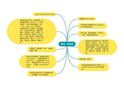 皮类—苦楝皮