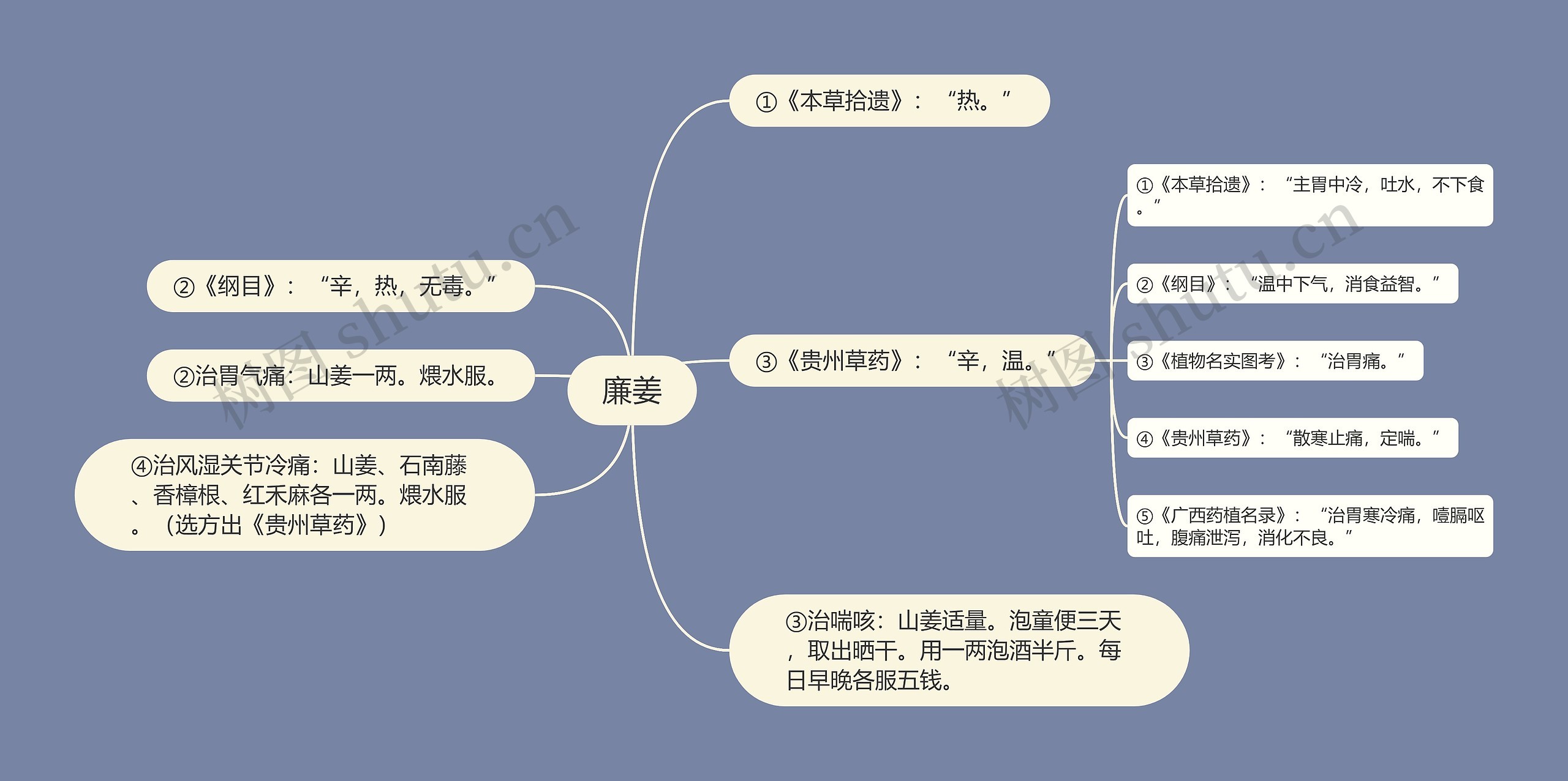 廉姜思维导图