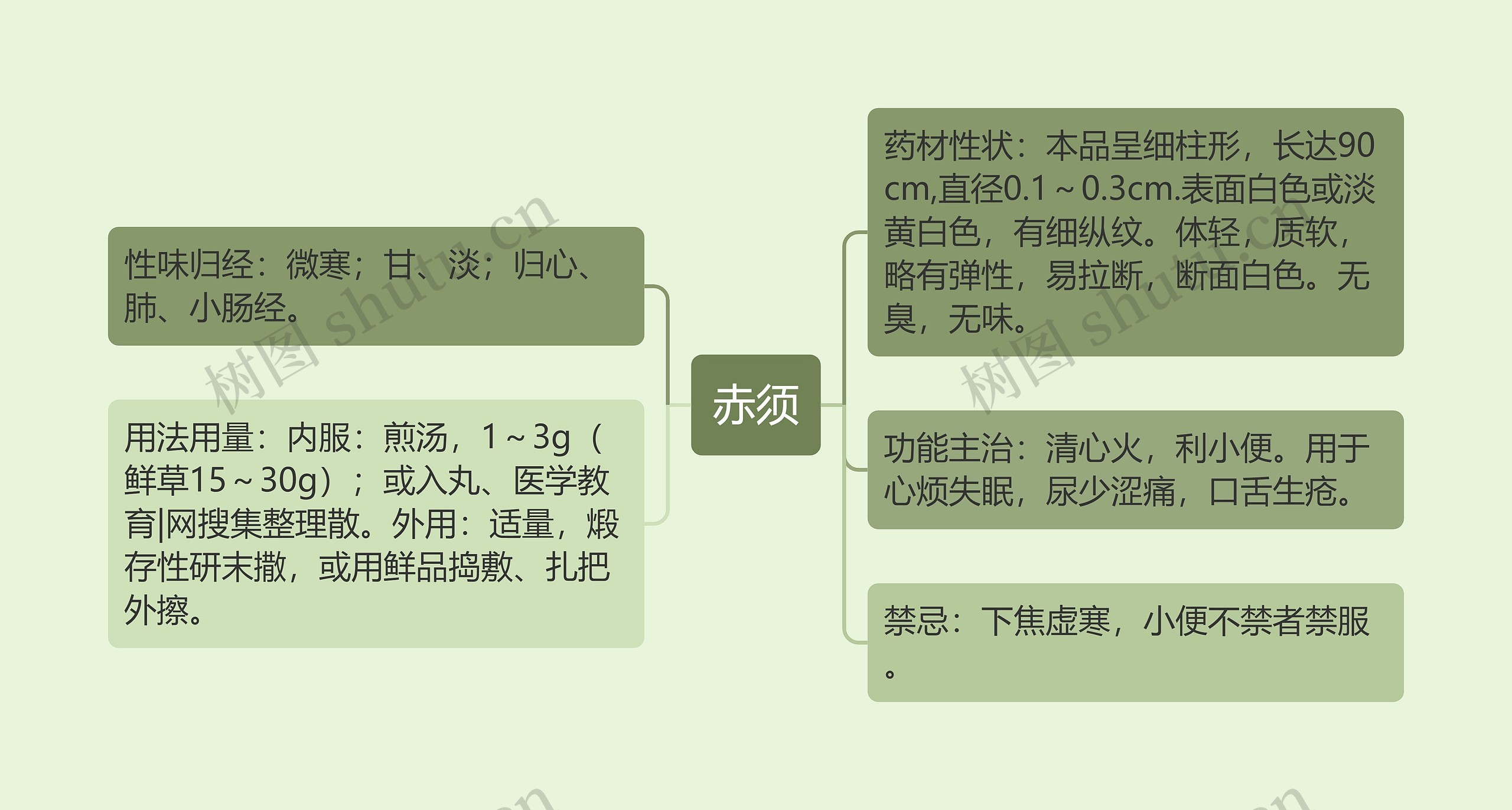 赤须思维导图