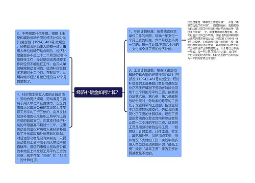 经济补偿金如何计算？