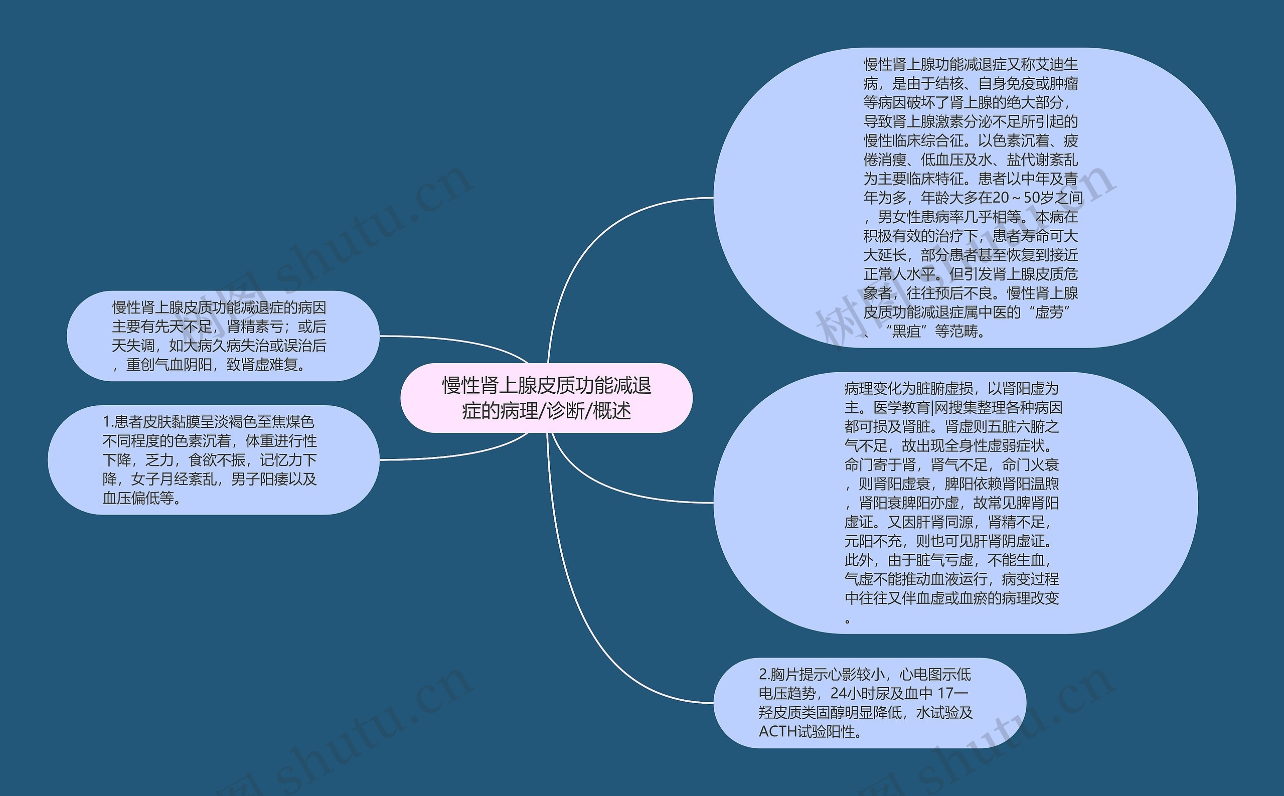 慢性肾上腺皮质功能减退症的病理/诊断/概述