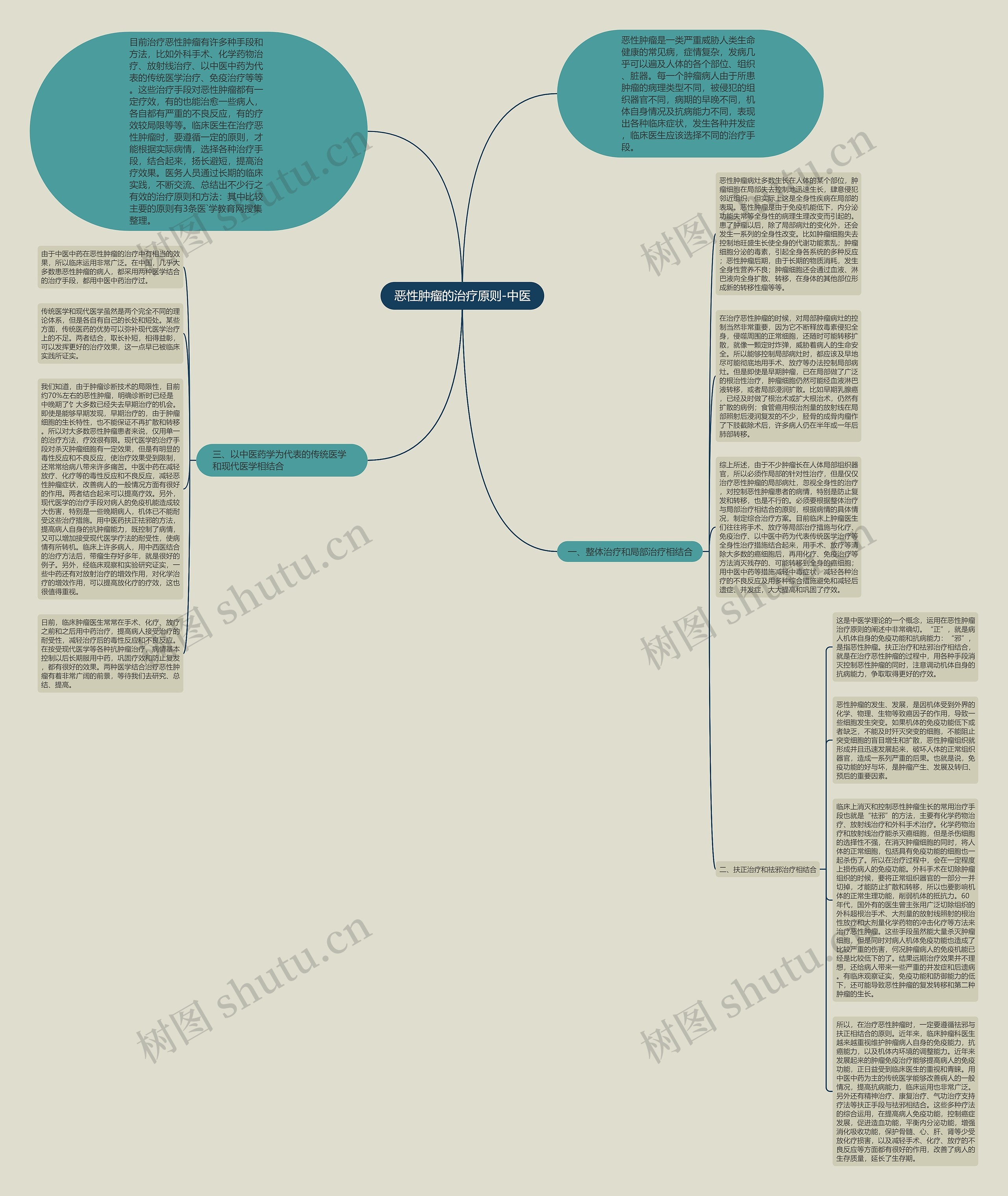 恶性肿瘤的治疗原则-中医