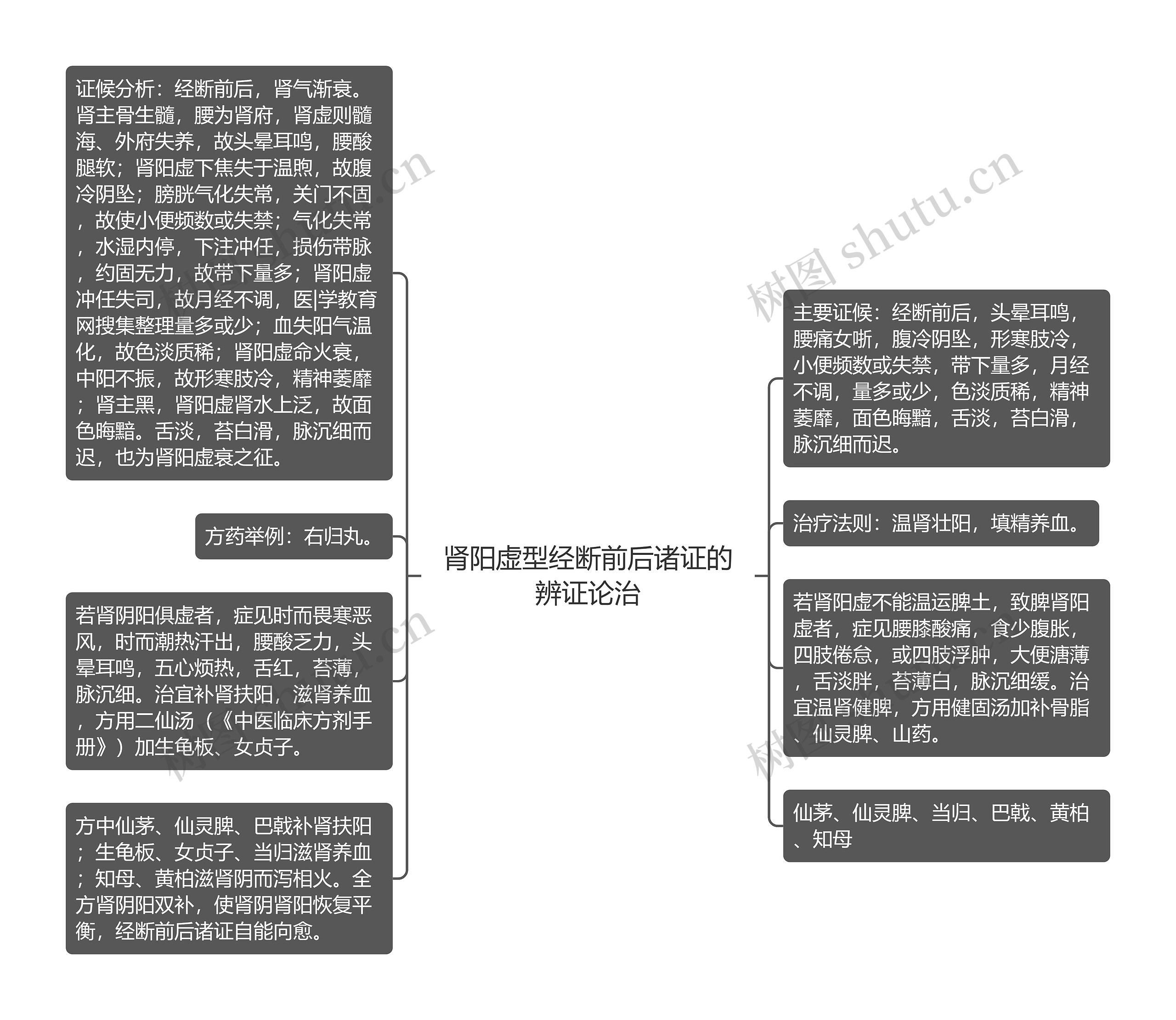 肾阳虚型经断前后诸证的辨证论治